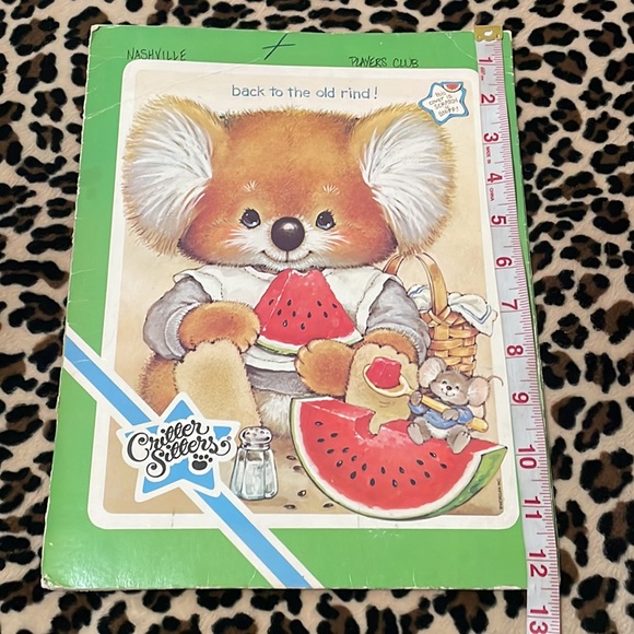Vintage CRITTERS SITTERS Folder Mead Scratch N Sniff Koala 🐨 Rare 80's Retro - Picture 5 of 16
